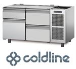 COLDLINE - MASTER - KØLEBORD MED 2 LÅGE